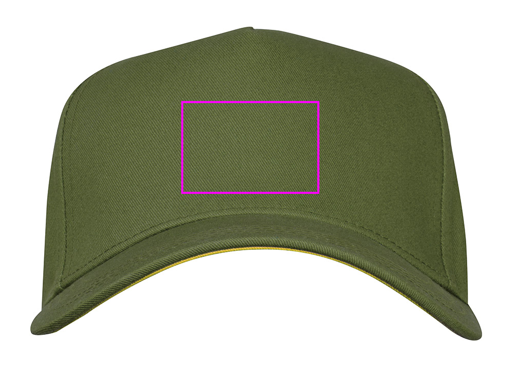 Czapka z daszkiem bawełniana 5 paneli 290 g/m2 AXEL