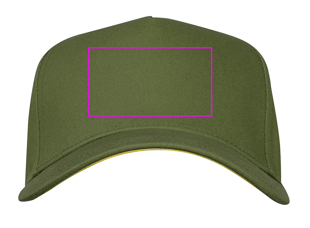 Czapka z daszkiem bawełniana 5 paneli 290 g/m2 AXEL