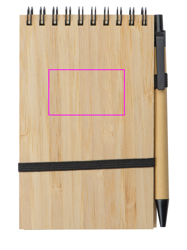 Notatnik A6 z czystymi stronami i długopisem ELSA