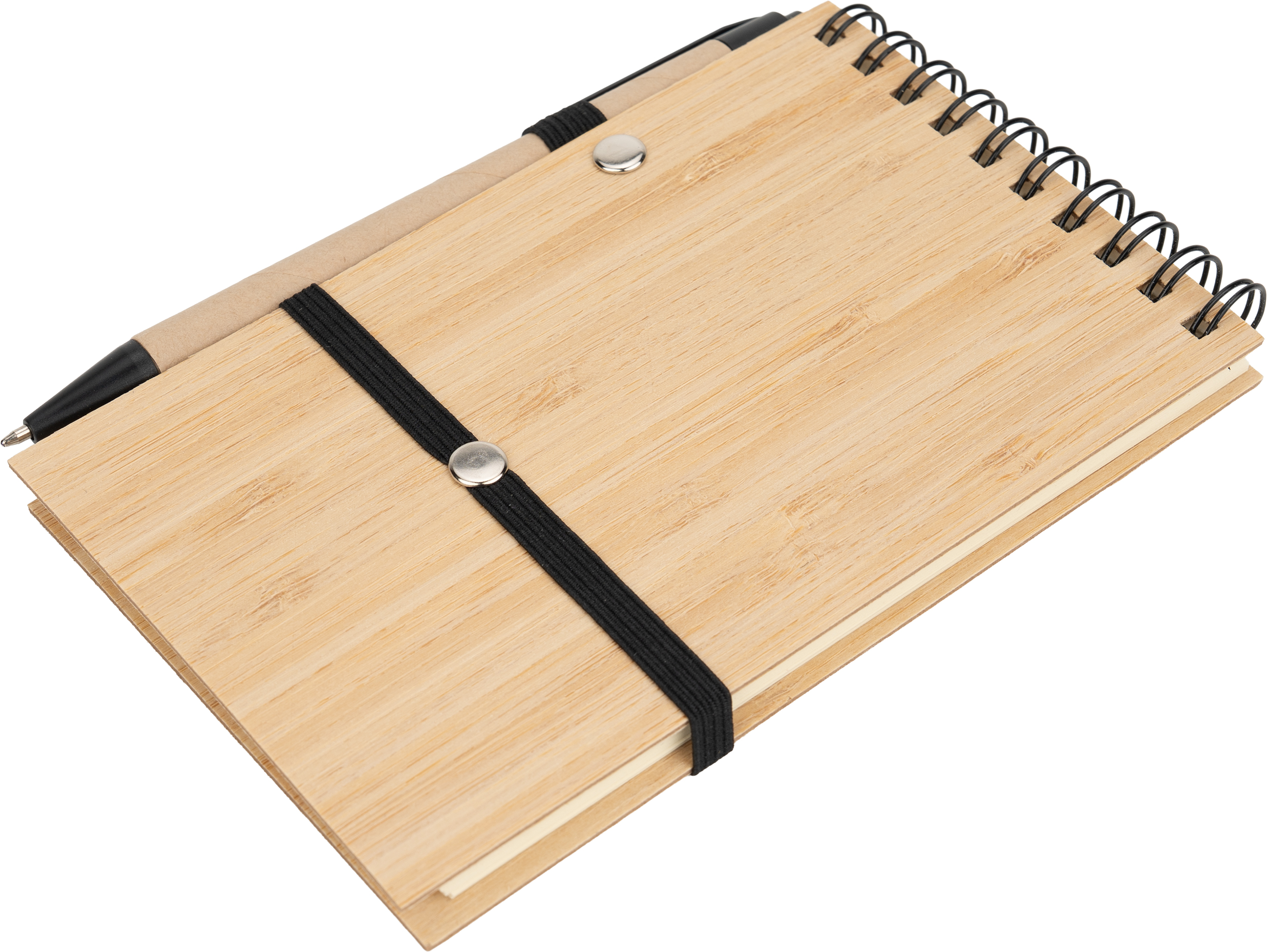 Notatnik A6 z czystymi stronami i długopisem ELSA