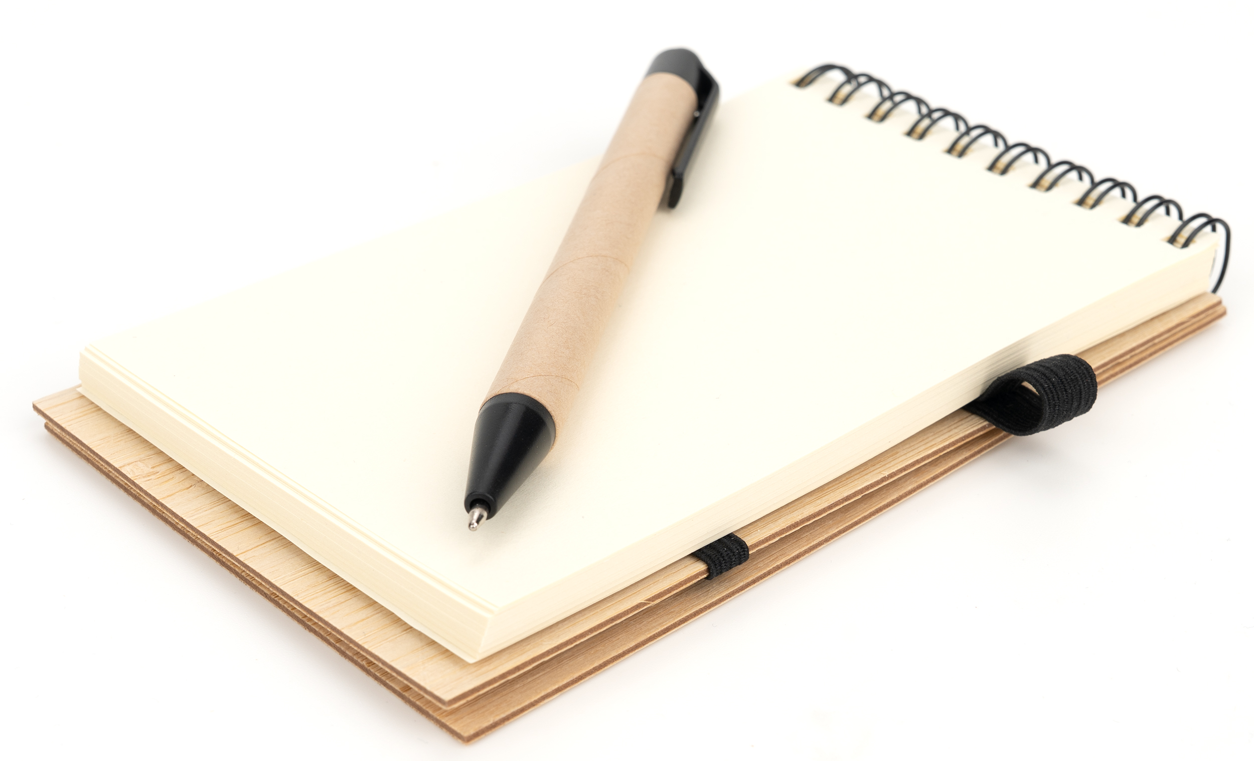 Notatnik A6 z czystymi stronami i długopisem ELSA