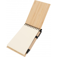 Notatnik A6 z czystymi stronami i długopisem ELSA