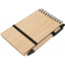 Notatnik A6 z czystymi stronami i długopisem ELSA