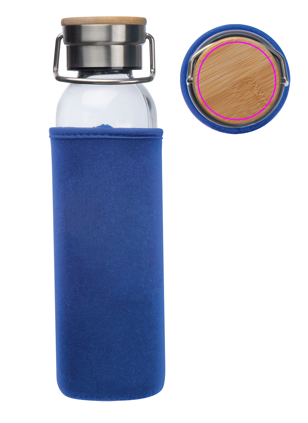 Butelka szklana z pokrowcem 600 ml RAMONA