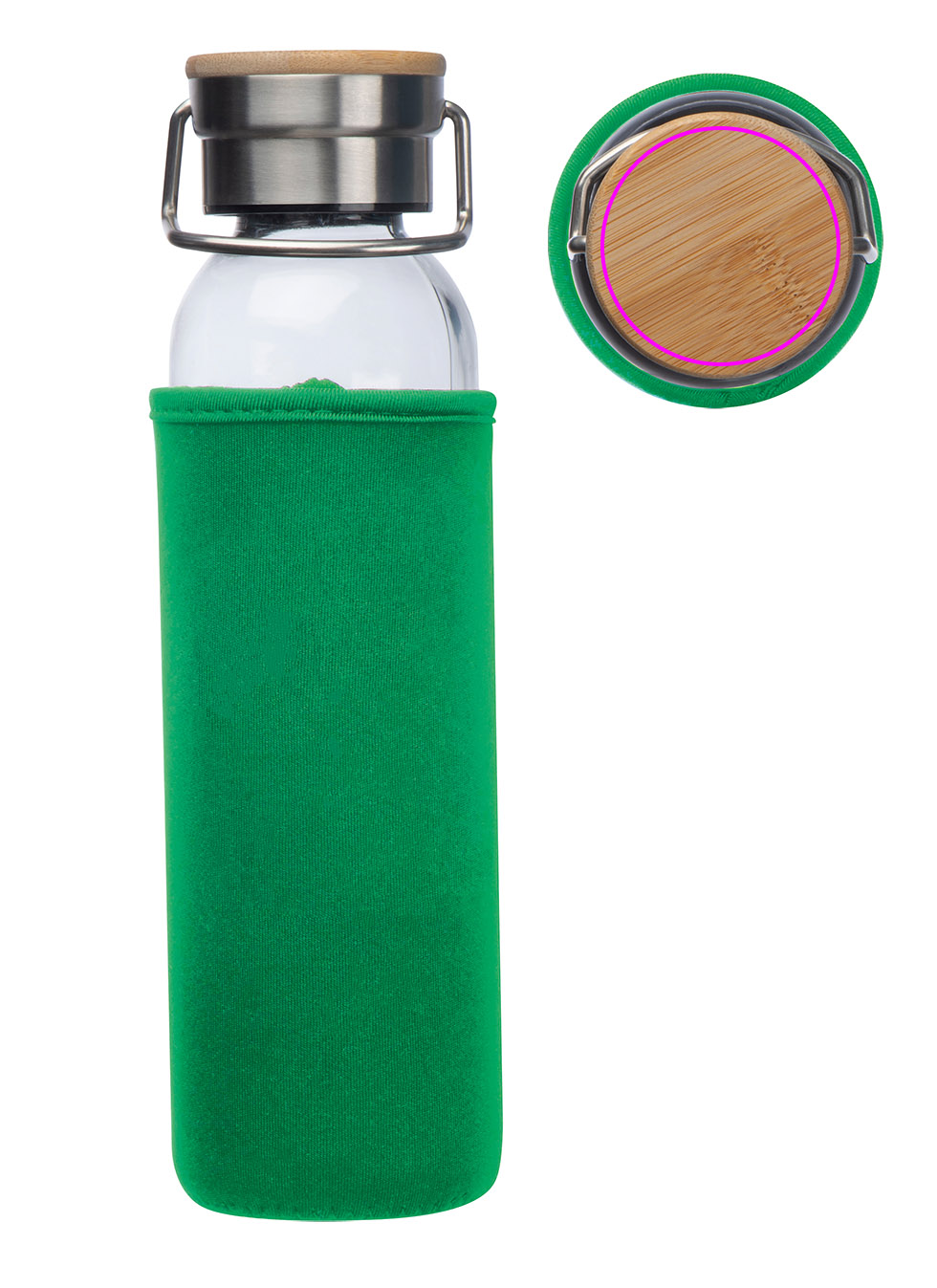 Butelka szklana z pokrowcem 600 ml RAMONA