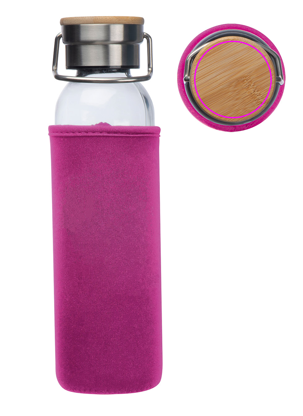 Butelka szklana z pokrowcem 600 ml RAMONA