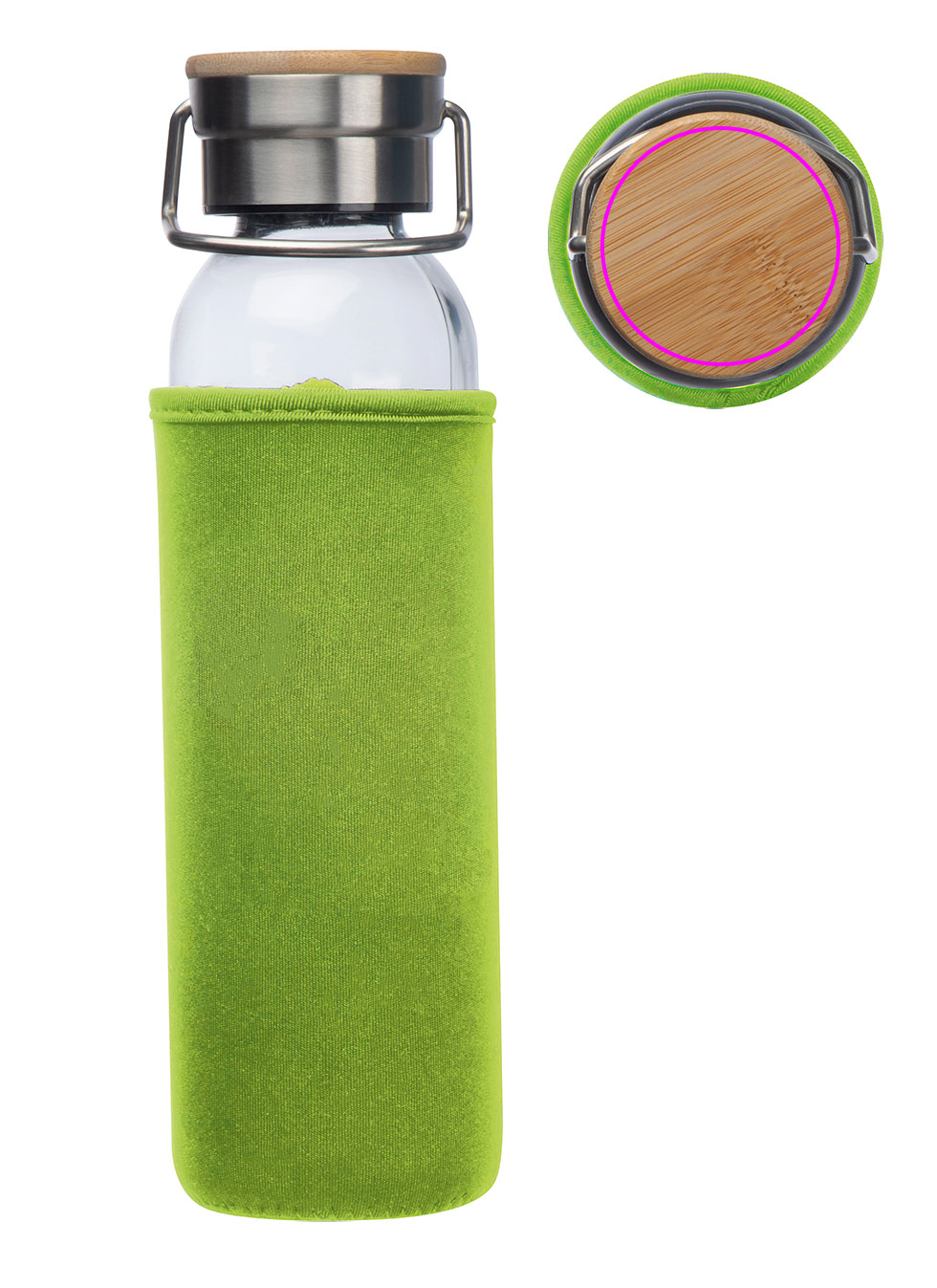 Butelka szklana z pokrowcem 600 ml RAMONA