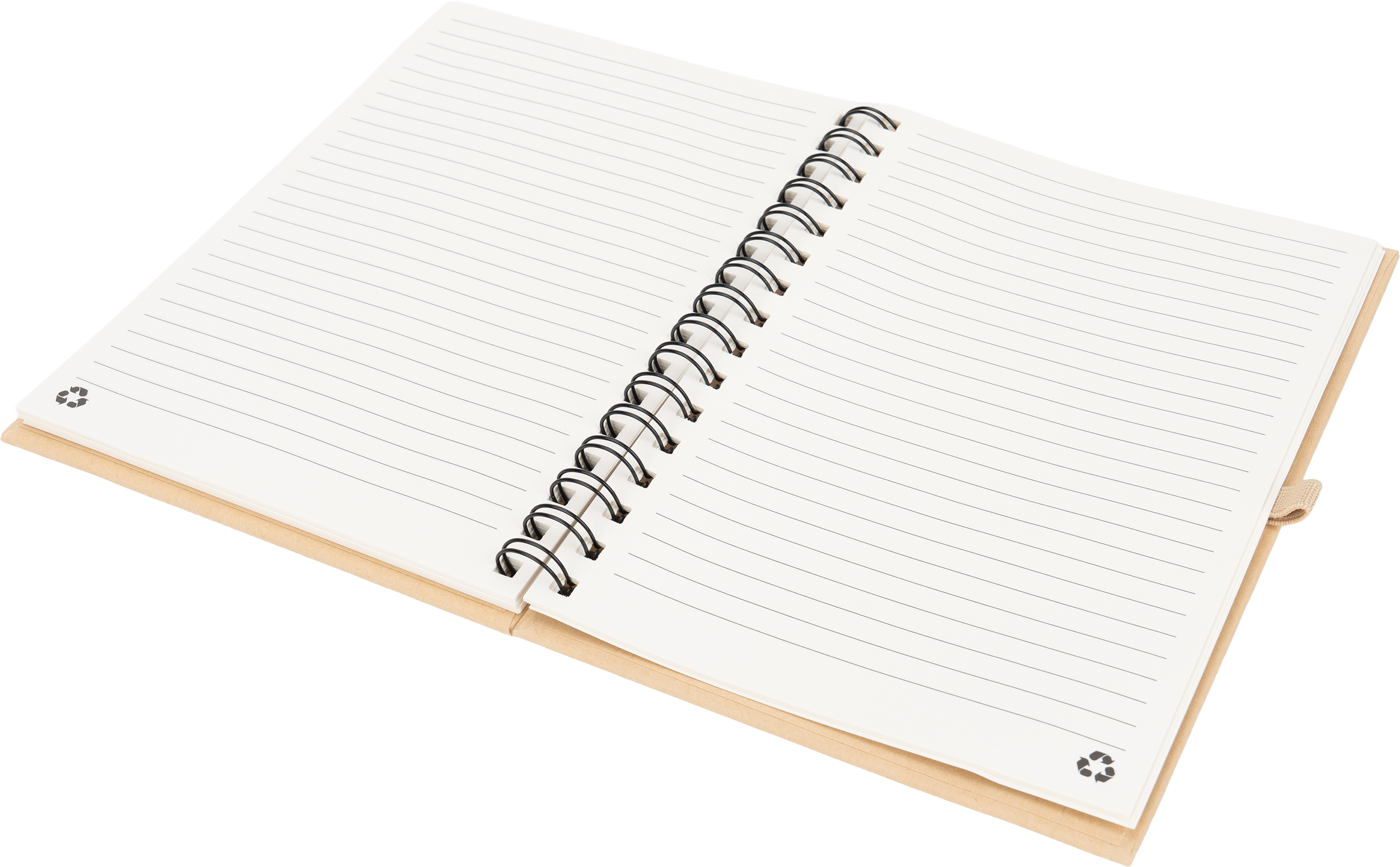 Notatnik A5 w linie z papieru z recyklingu ALINA