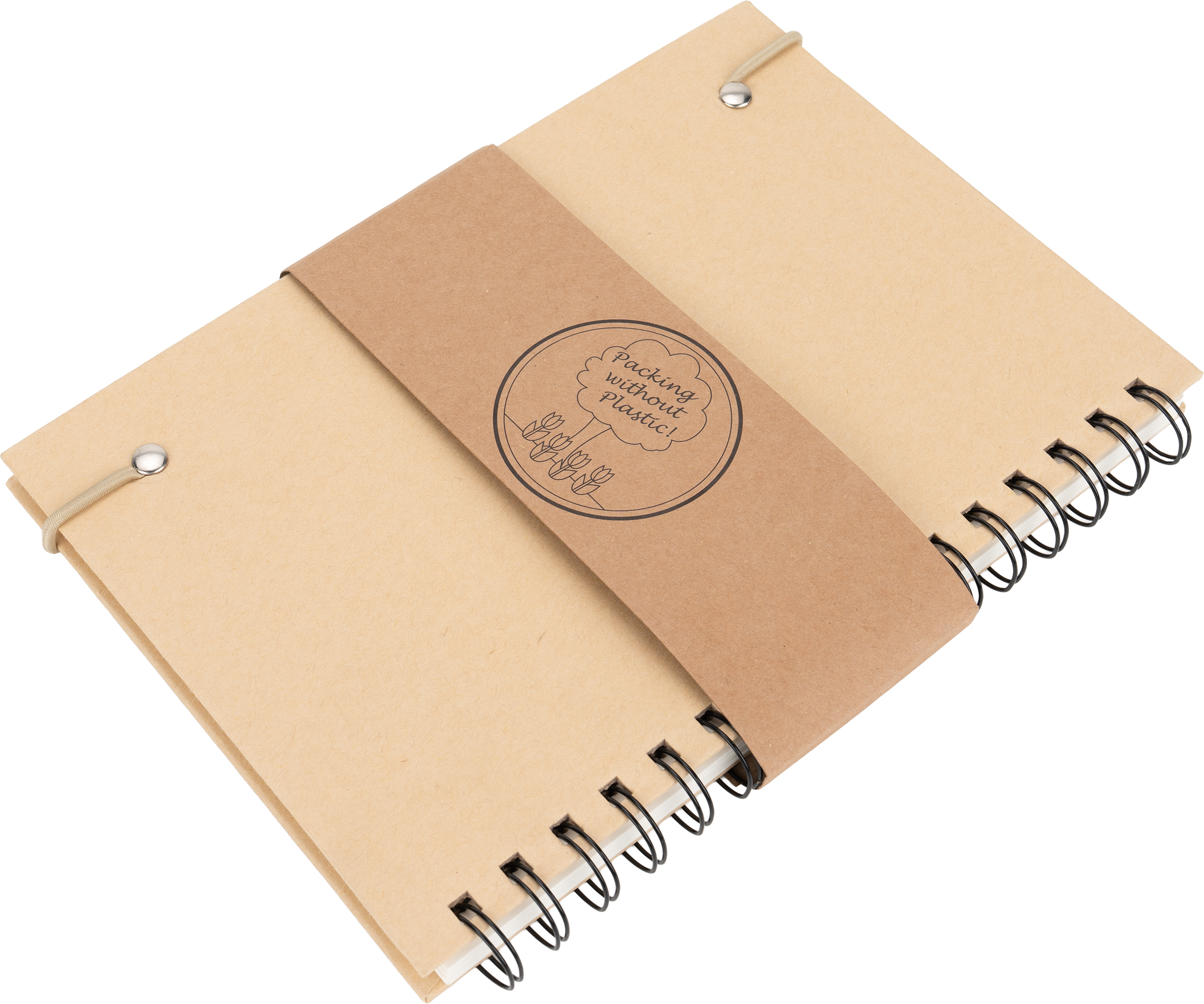 Notatnik A5 w linie z papieru z recyklingu ALINA