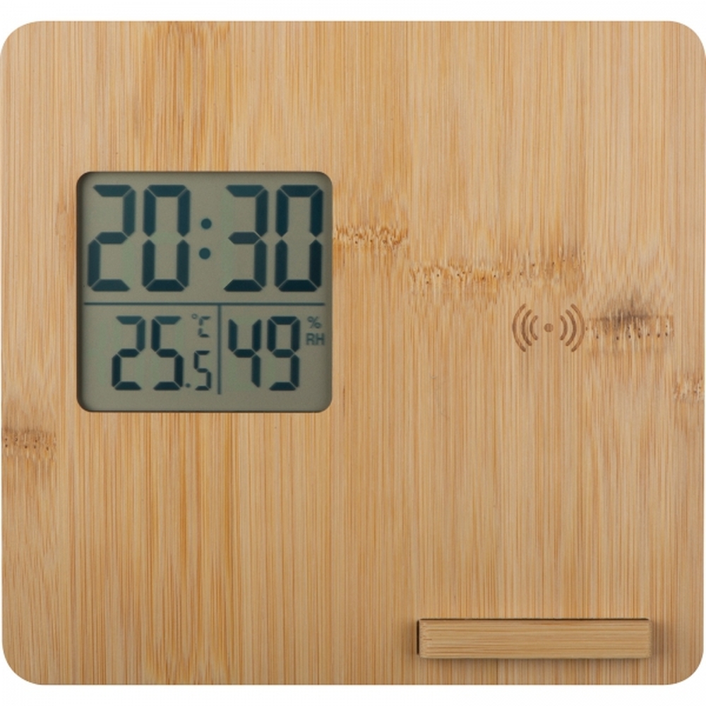 Stacja pogodowa z ładowarką indukcyjną BRUNO