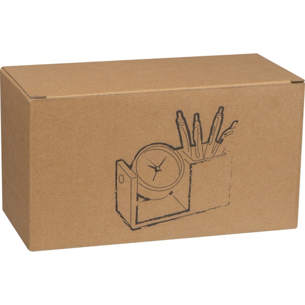 Stojak biurkowy z zegarem VERNON