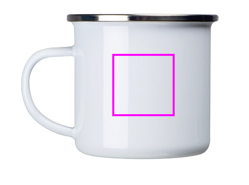 Kubek emaliowany do sublimacji 300 ml LUCAS