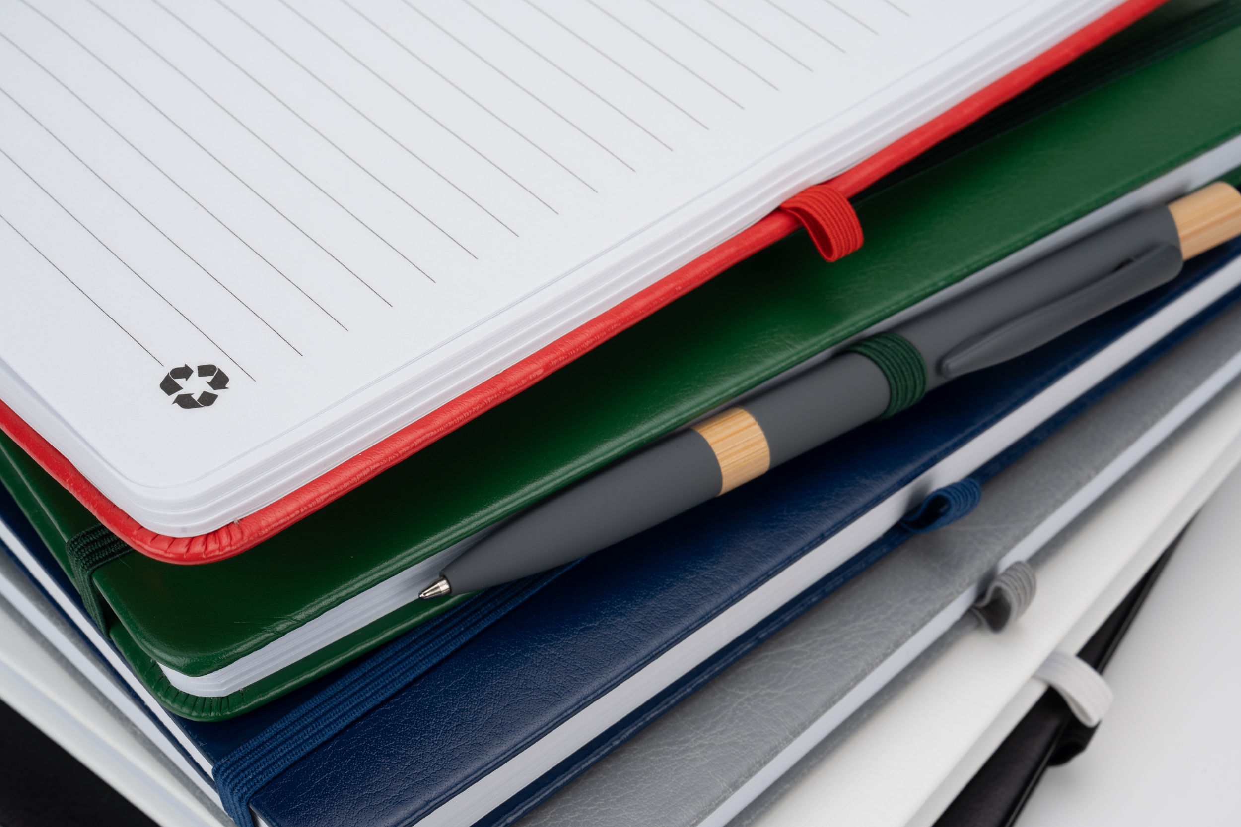 Notatnik A5 w linie z PU z recyklingu CLEO