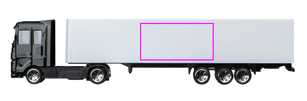 Miniaturowa ciężarówka TIR HOLGER