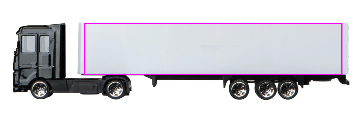 Miniaturowa ciężarówka TIR HOLGER