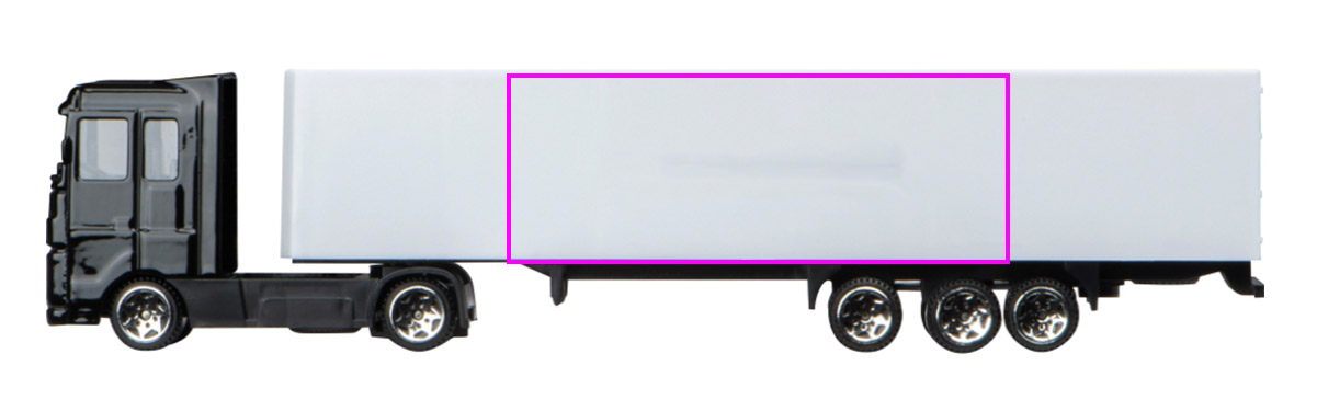 Miniaturowa ciężarówka TIR HOLGER