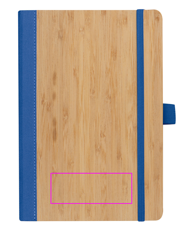 Notatnik A5 w linie z poliestru z recyklingu TEOFILO