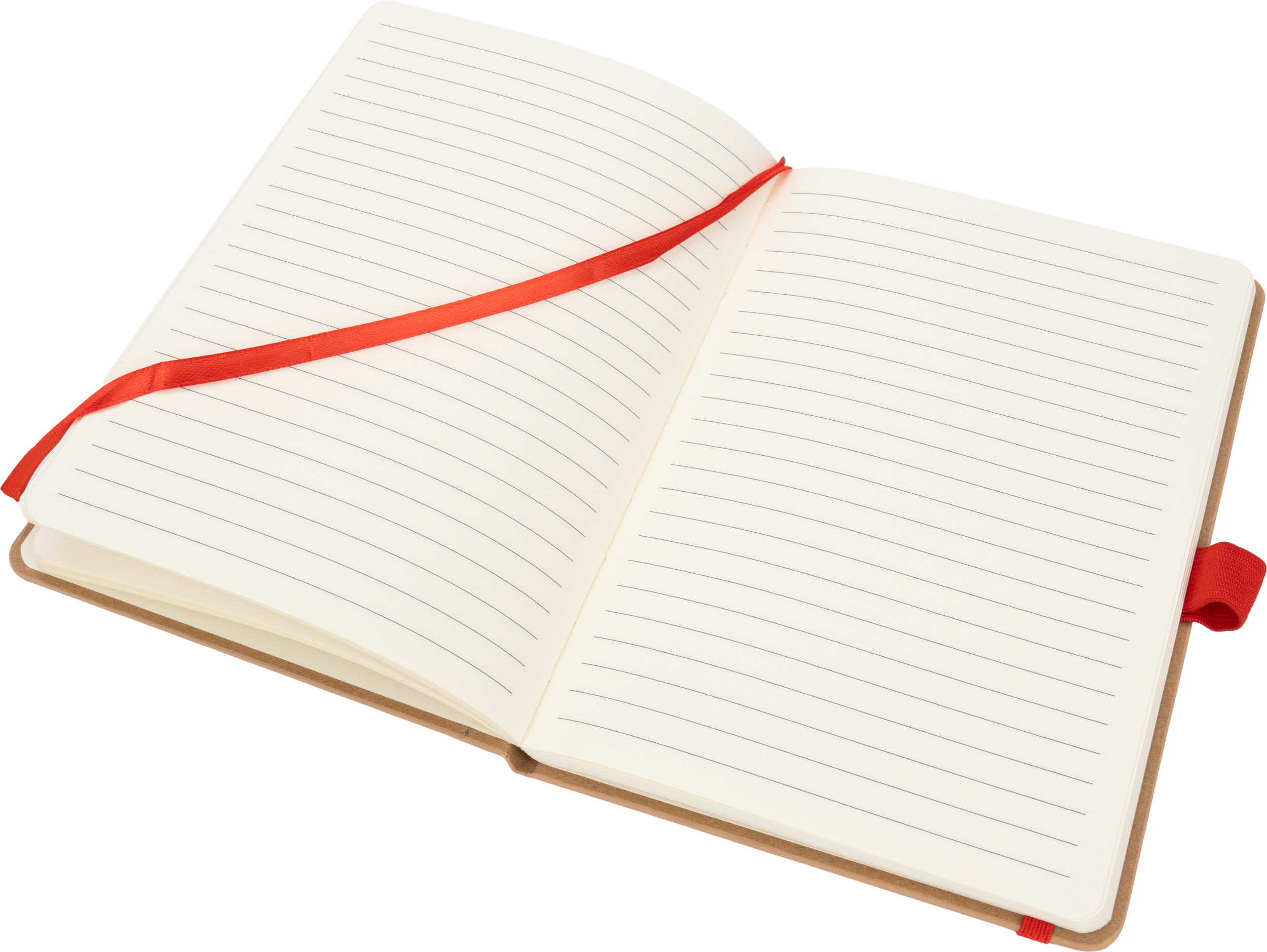 Notatnik A5 w linie z poliestru z recyklingu TEOFILO