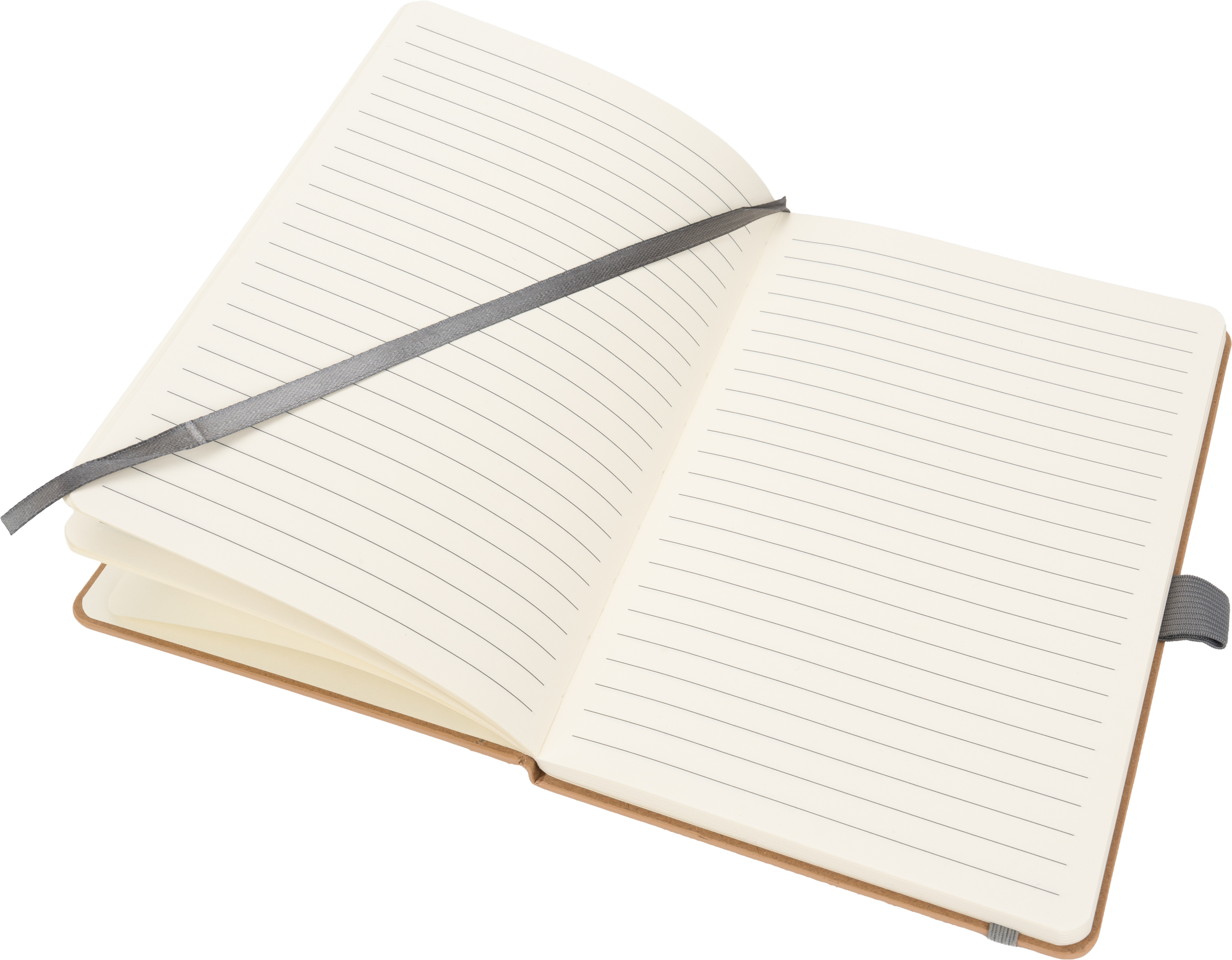 Notatnik A5 w linie z poliestru z recyklingu TEOFILO