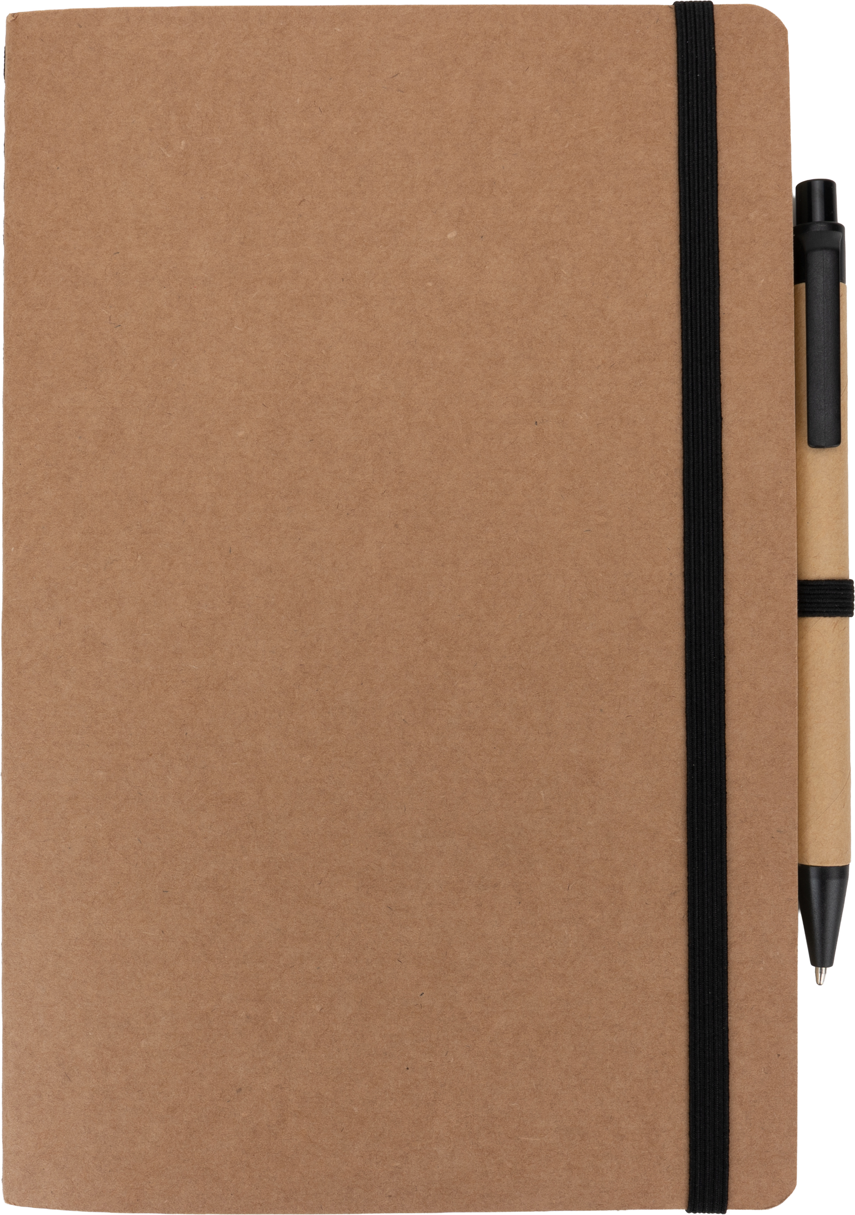 Notatnik A5 z czystymi stronami i długopisem z materiałów z recyklingu CHLOE