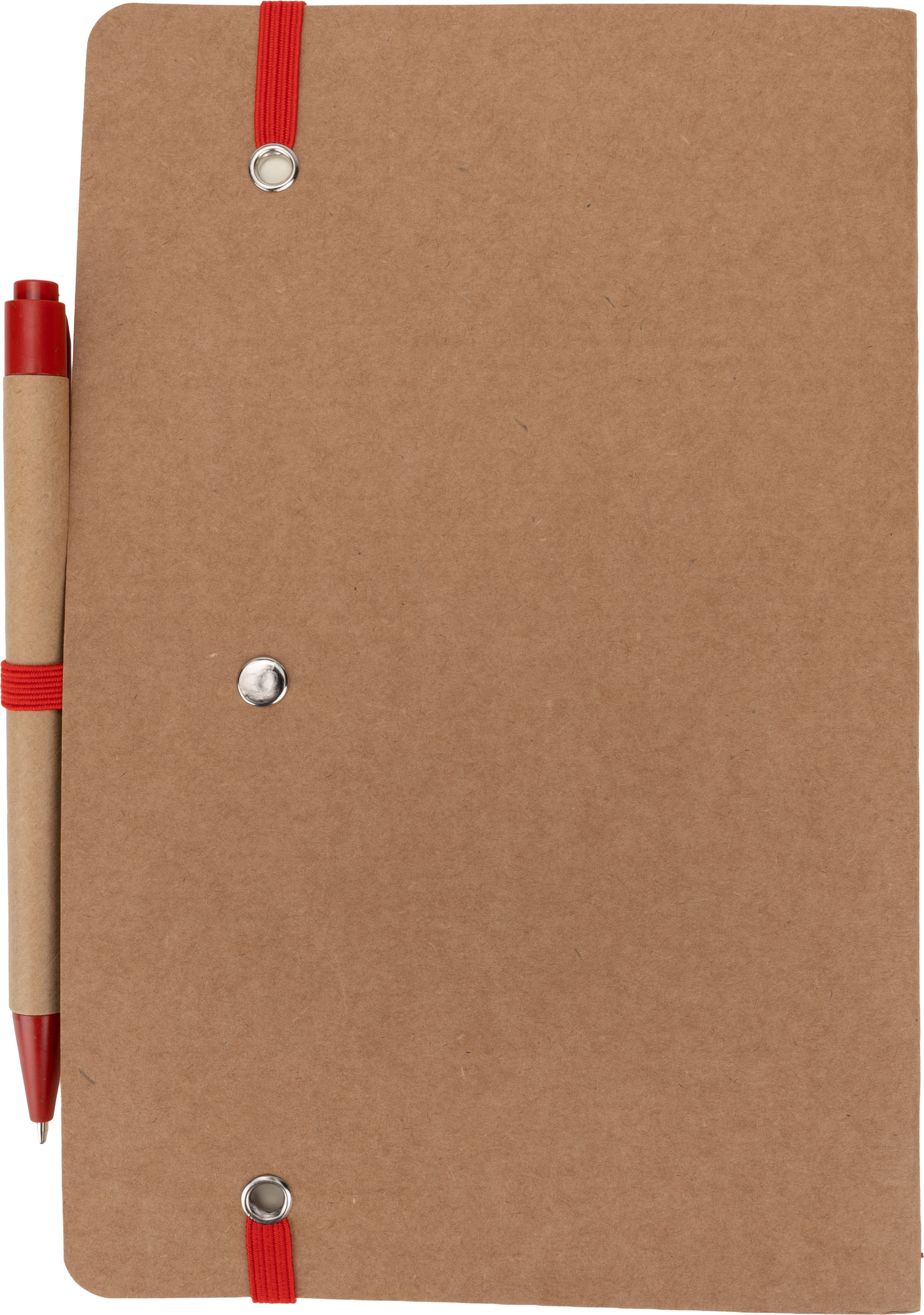 Notatnik A5 z czystymi stronami i długopisem z materiałów z recyklingu CHLOE