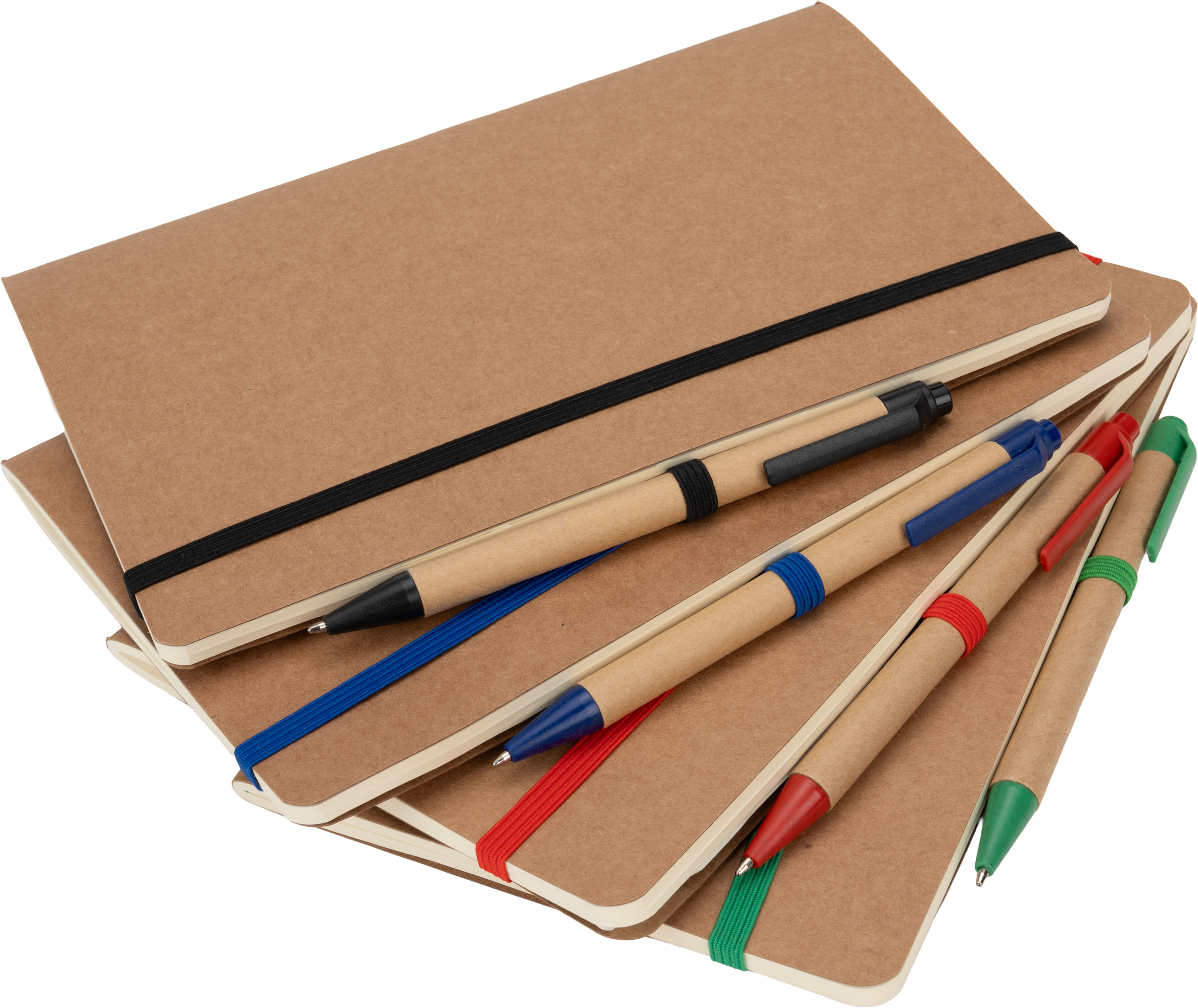 Notatnik A5 z czystymi stronami i długopisem z materiałów z recyklingu CHLOE