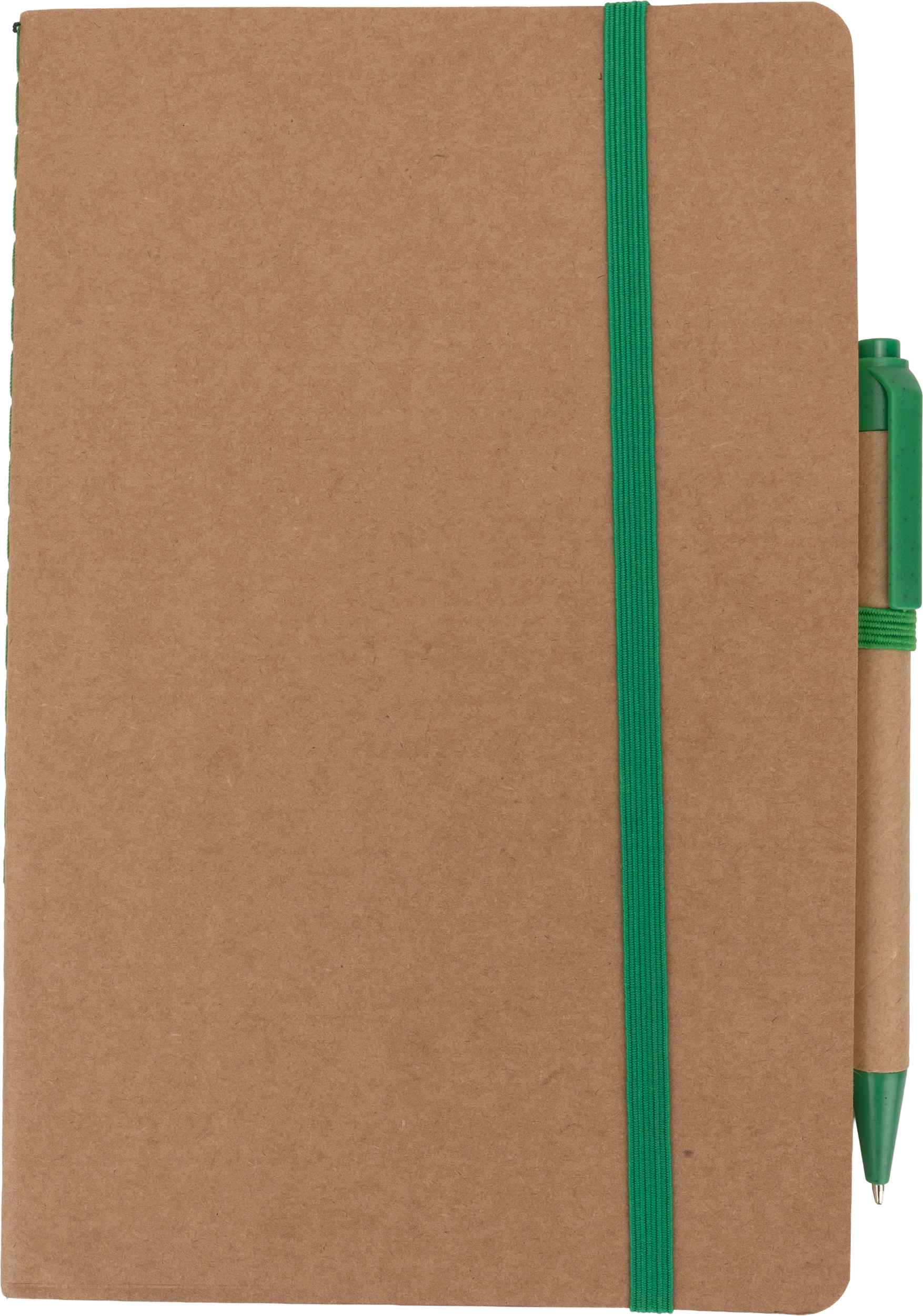 Notatnik A5 z czystymi stronami i długopisem z materiałów z recyklingu CHLOE