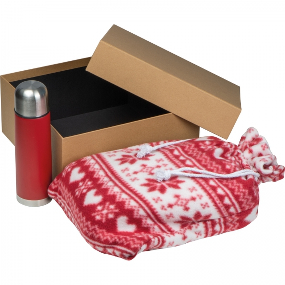 Zestaw termos 500 ml i koc świąteczny WALTRAUD
