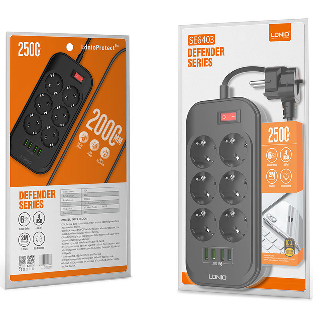 Listwa zasilająca z USB