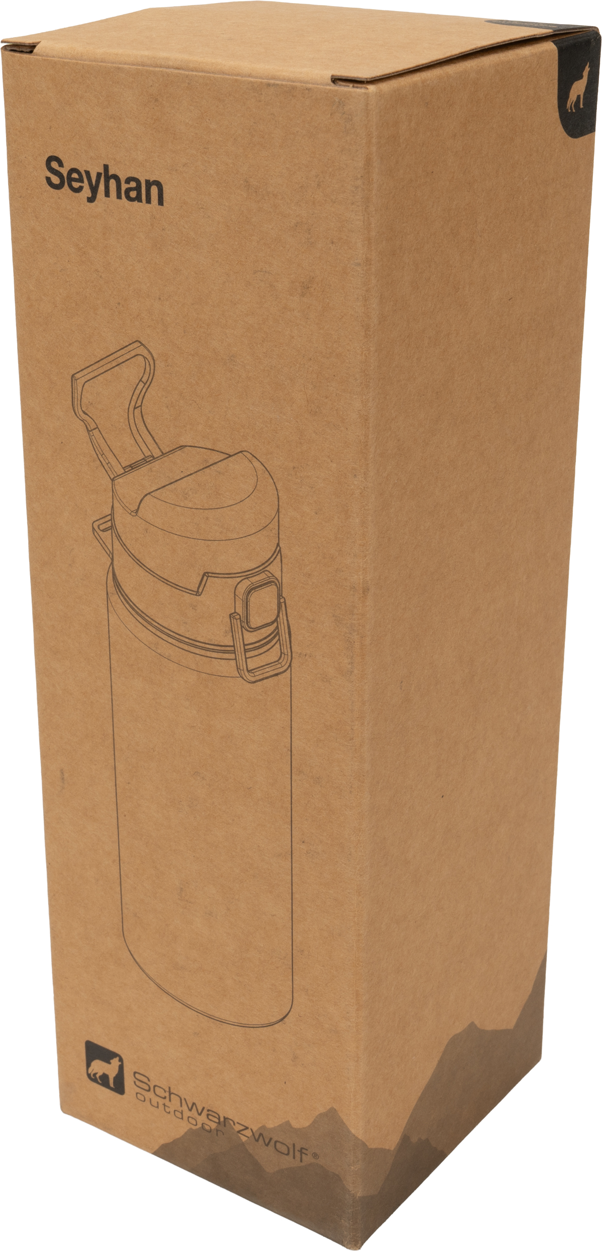 Butelka z tritanu 850 ml SEYHAN Schwarzwolf