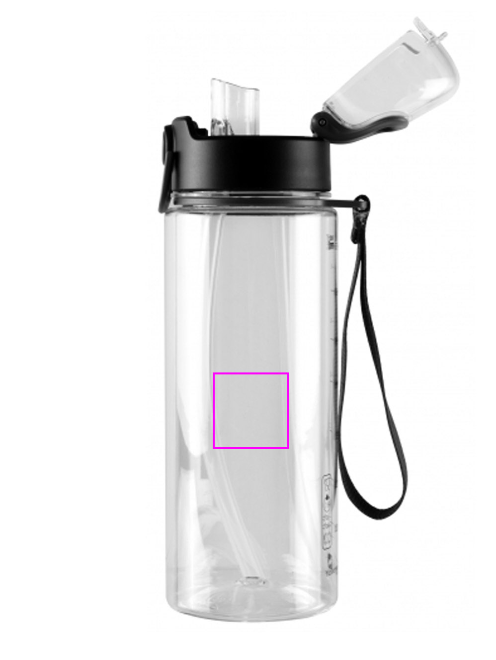 Butelka z tritanu 850 ml SEYHAN Schwarzwolf