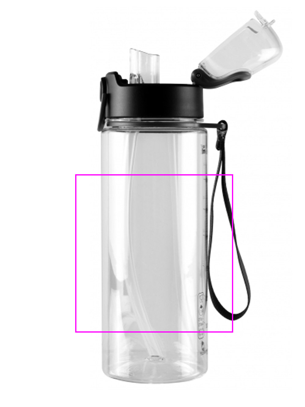 Butelka z tritanu 850 ml SEYHAN Schwarzwolf