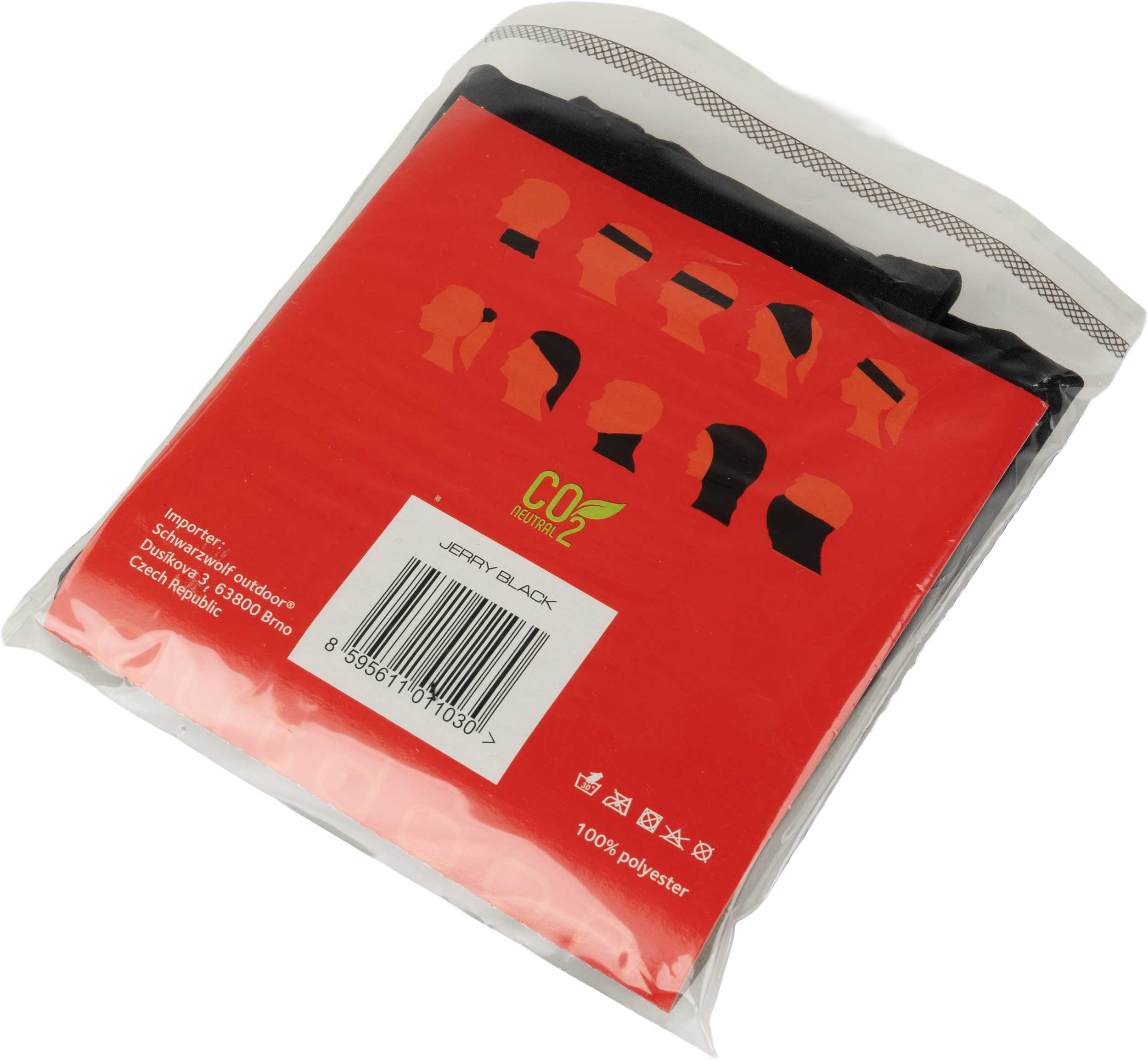 Bandana wielofunkcyjna JERRY Schwarzwolf