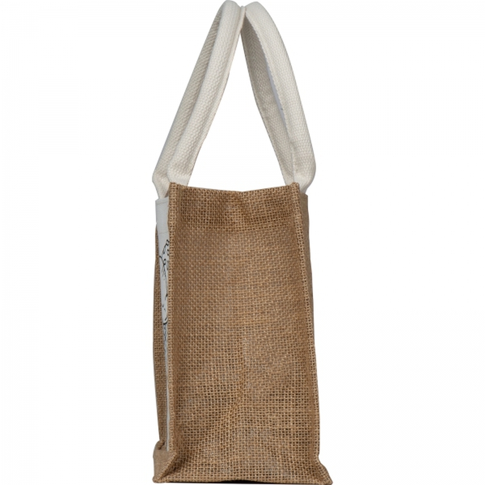 Torba z juty do kolorowania z kredkami 6 kolorów ELISA