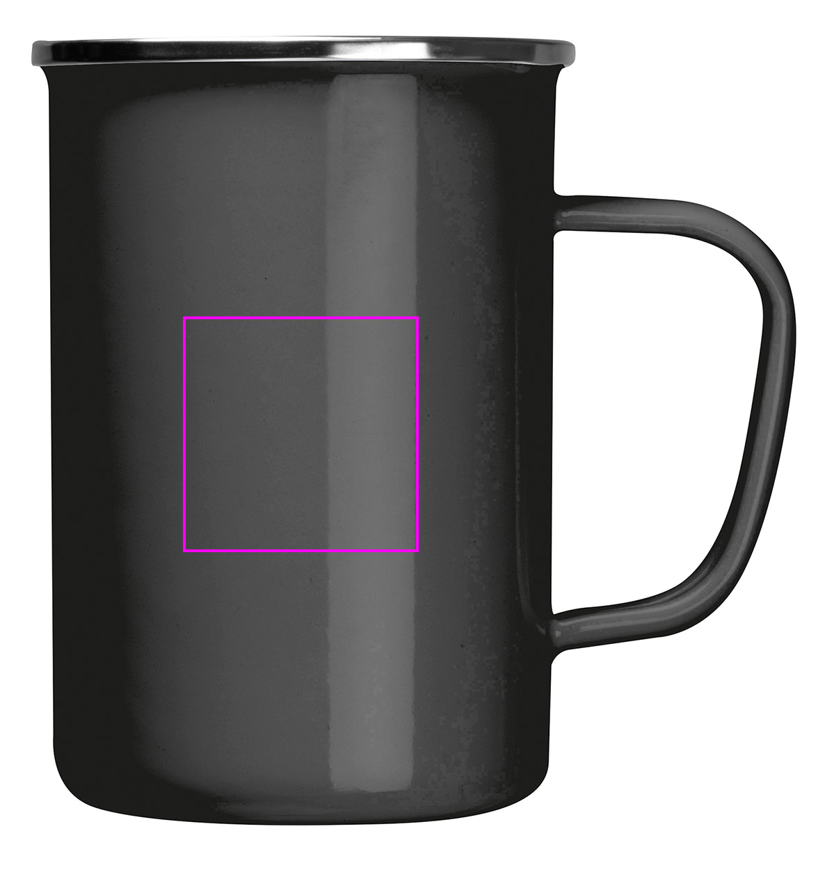 Kubek metalowy emaliowany 550 ml GENE