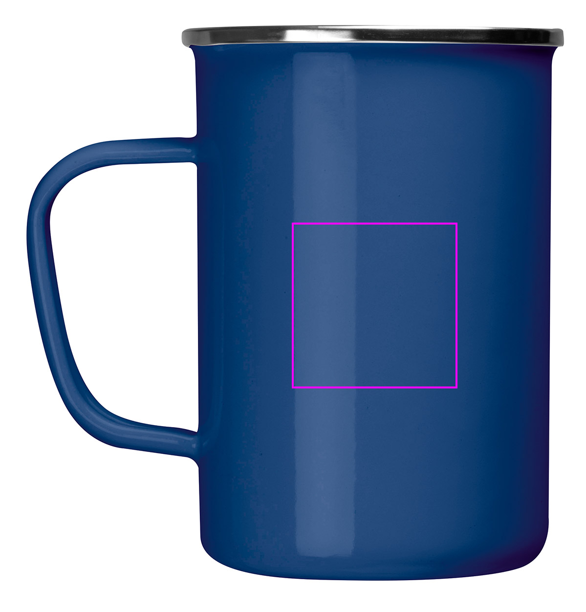 Kubek metalowy emaliowany 550 ml GENE