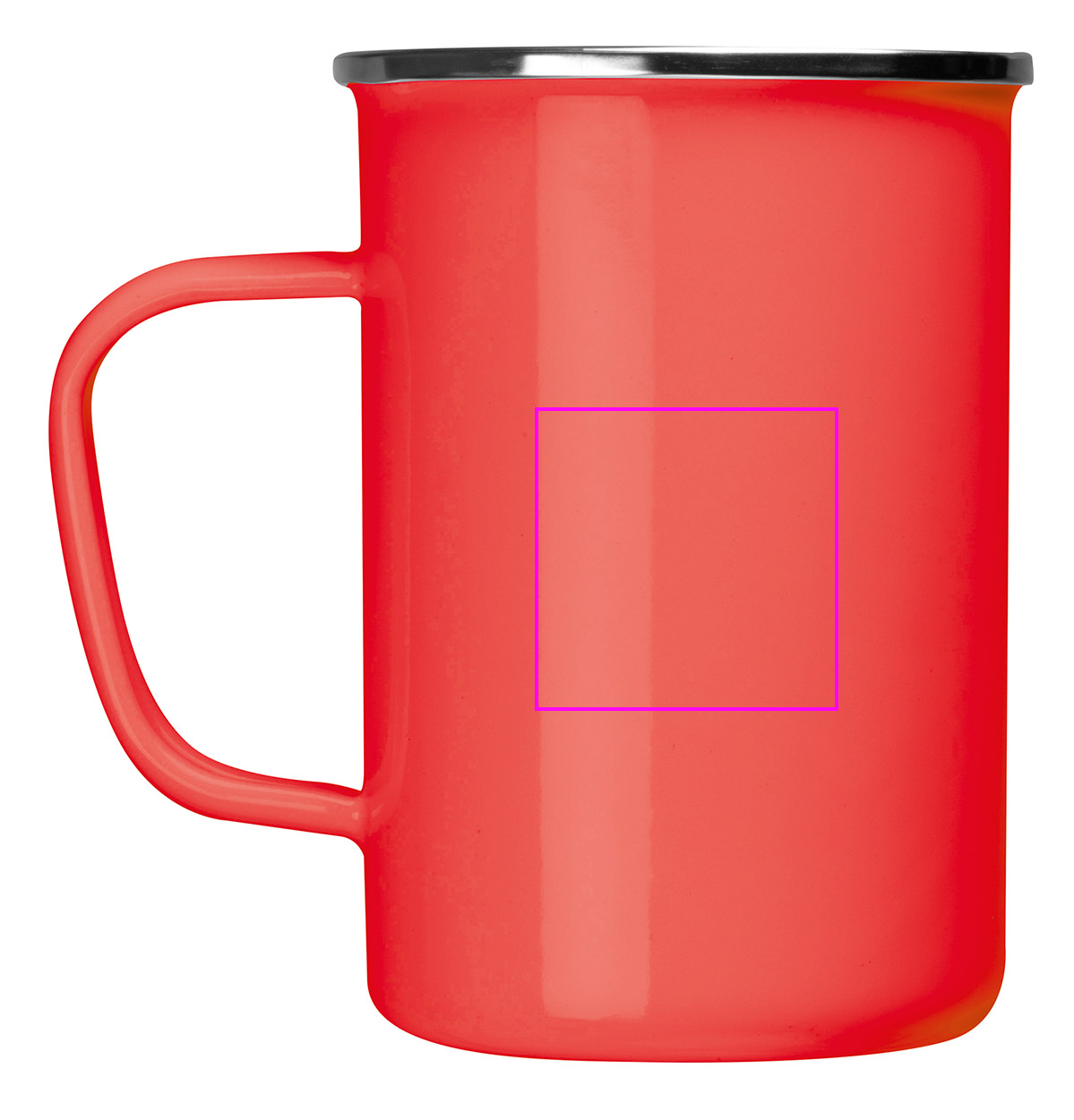 Kubek metalowy emaliowany 550 ml GENE