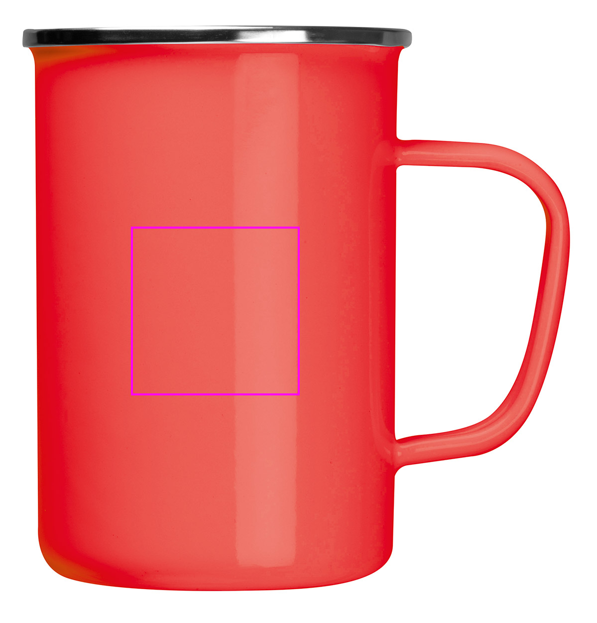 Kubek metalowy emaliowany 550 ml GENE