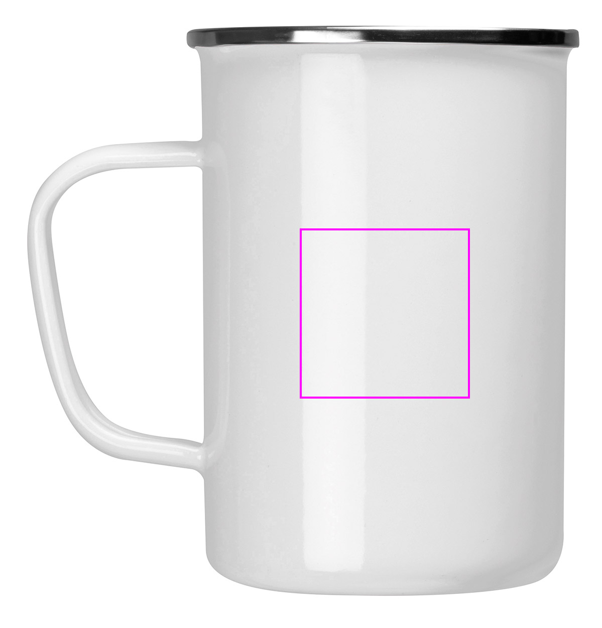 Kubek metalowy emaliowany 550 ml GENE