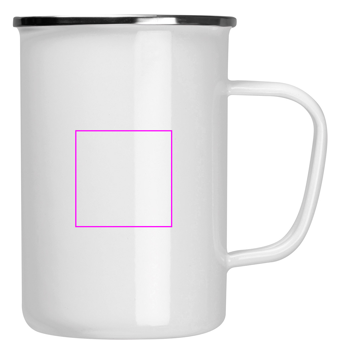 Kubek metalowy emaliowany 550 ml GENE