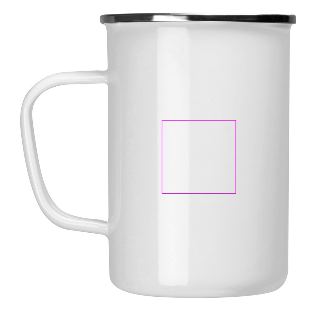 Kubek metalowy emaliowany 550 ml GENE