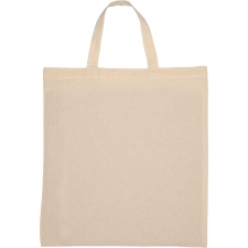 Cotton bag with short handles 140 g/m2 REBECA