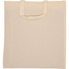 Cotton bag with short handles 140 g/m2 REBECA