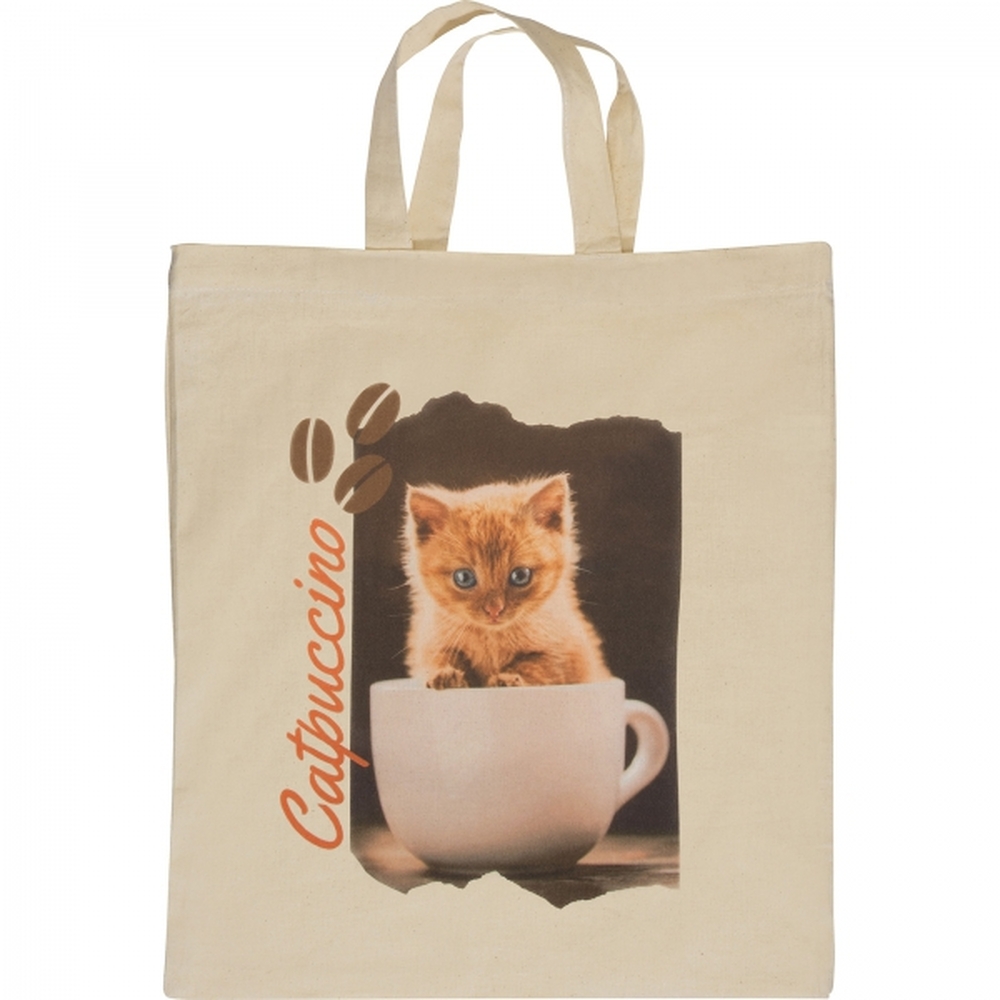 Torba bawełniana z krótkimi uszami 140 g/m2 REBECA