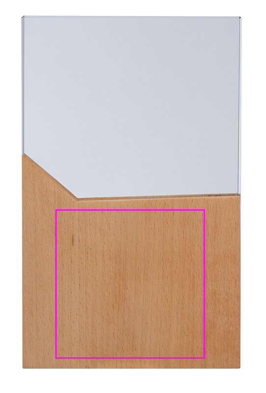 Szklany blok trofeum GLORIA