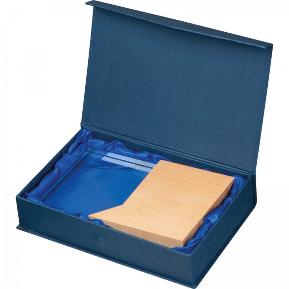 Szklany blok trofeum GLORIA