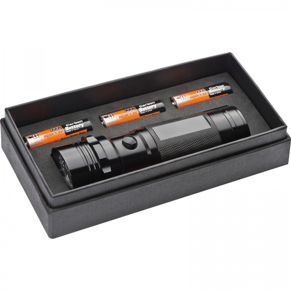 Latarka metalowa 14 LED ERASMO