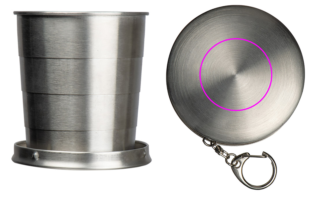 Kubek stalowy składany 250 ml HEATHER