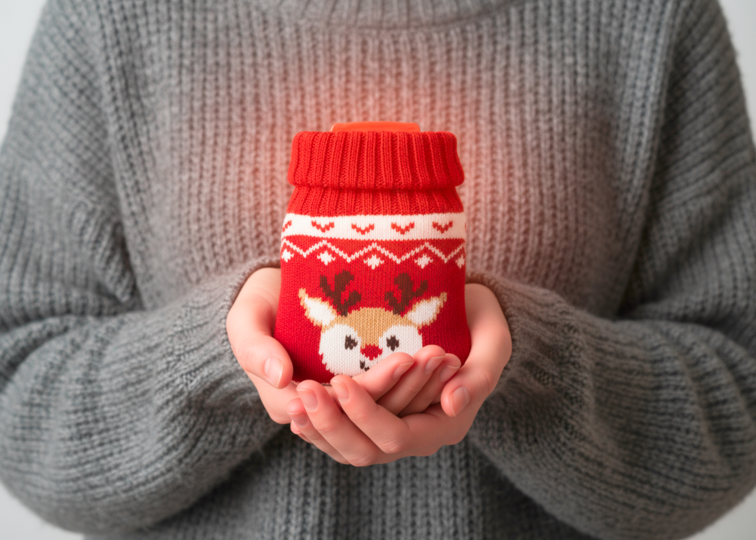 Ogrzewacz w świątecznym pokrowcu ROMEO