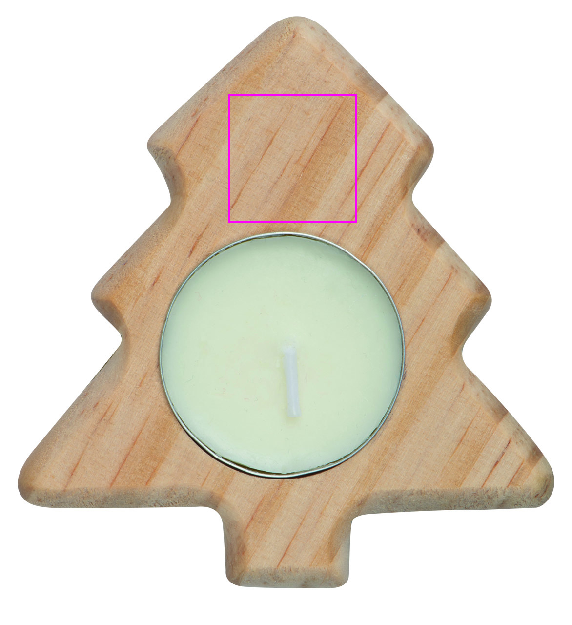 Drewniany świecznik w kształcie choinki BALTASAR